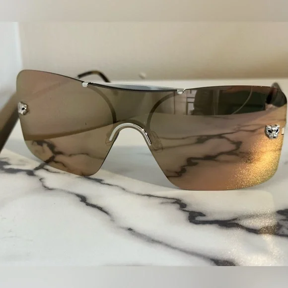 Cartier Women’s Panther Sunglasses - Picture 2 of 16